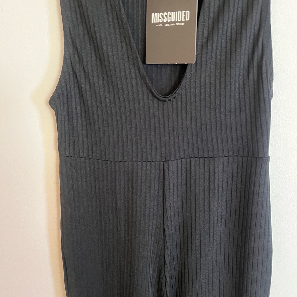 Missguided Jumpsuit Black Size 4 NWOT 004 - Picture 11 of 11